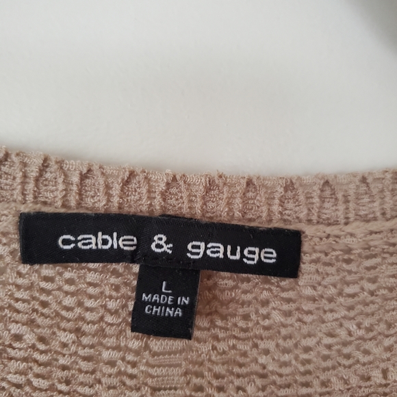 Cable & Gauge Sweater size L - Picture 5 of 8